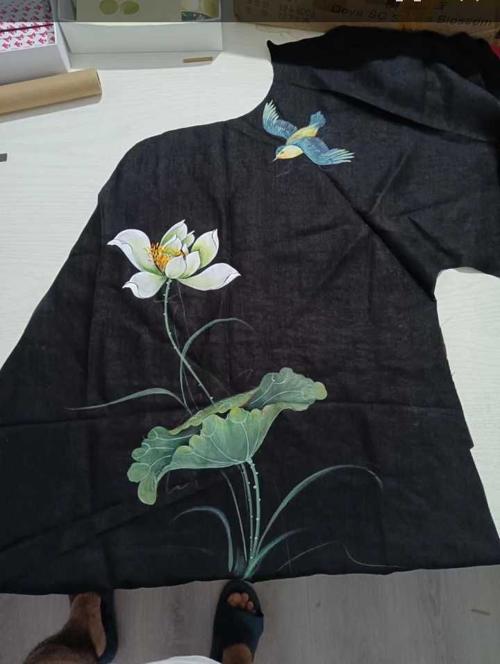 专业服装手绘，酒店餐饮工服类图案设计及绘制，中国风，民族风，古风，量少可做